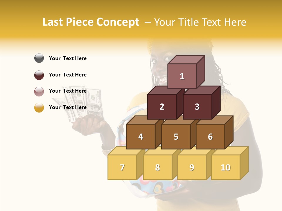 Female Hand Aging PowerPoint Template