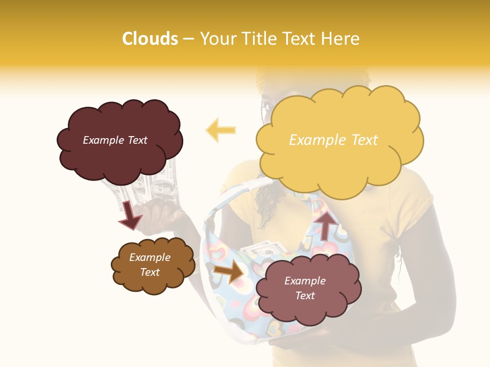 Female Hand Aging PowerPoint Template