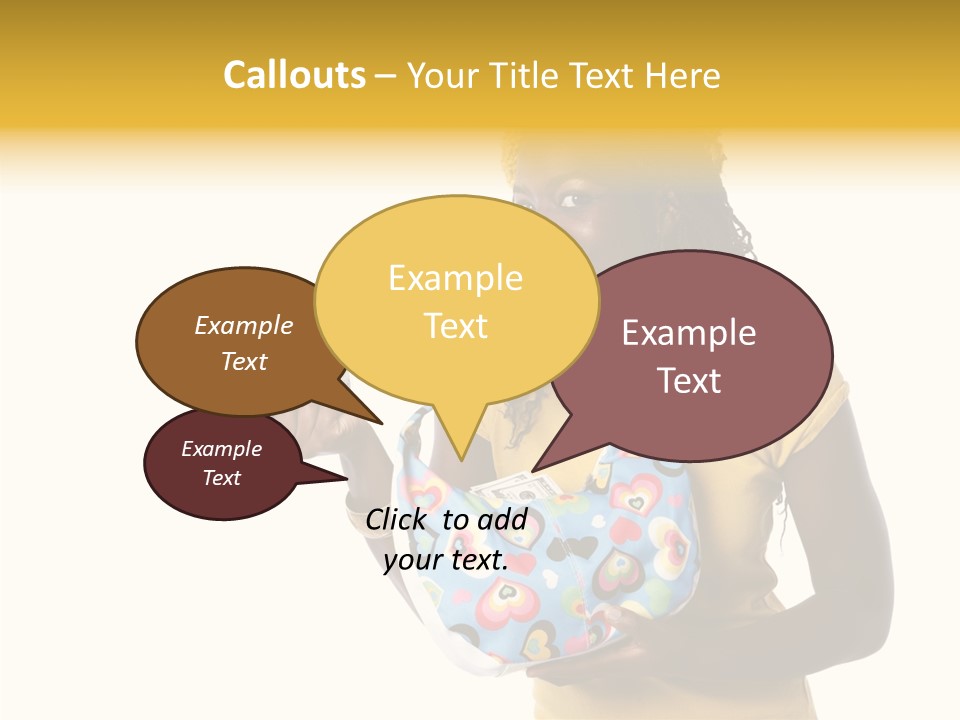 Female Hand Aging PowerPoint Template