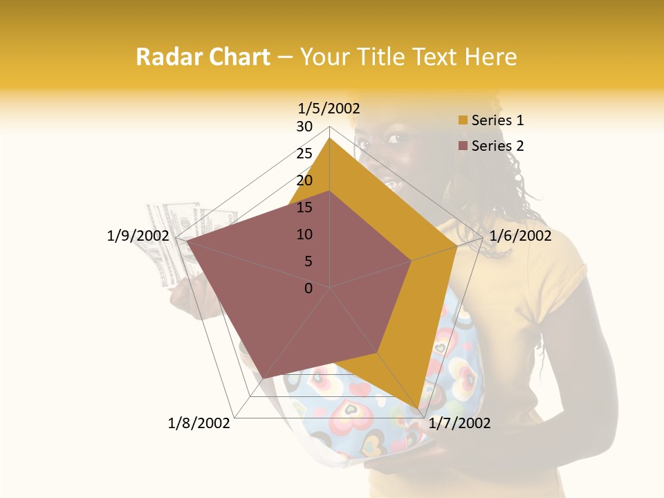 Female Hand Aging PowerPoint Template