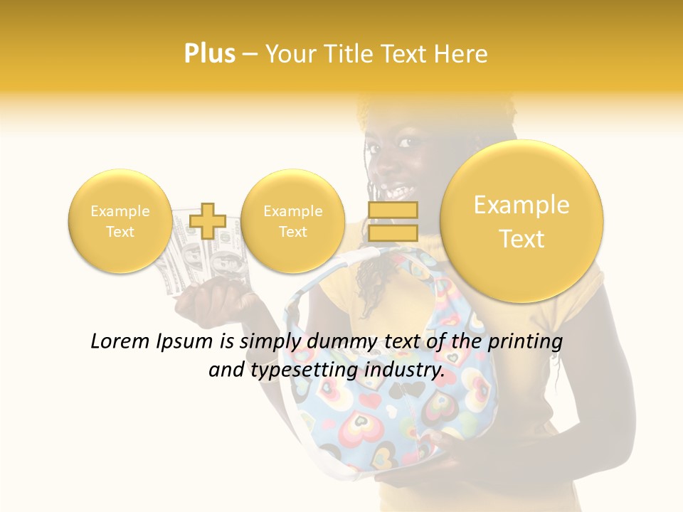 Female Hand Aging PowerPoint Template