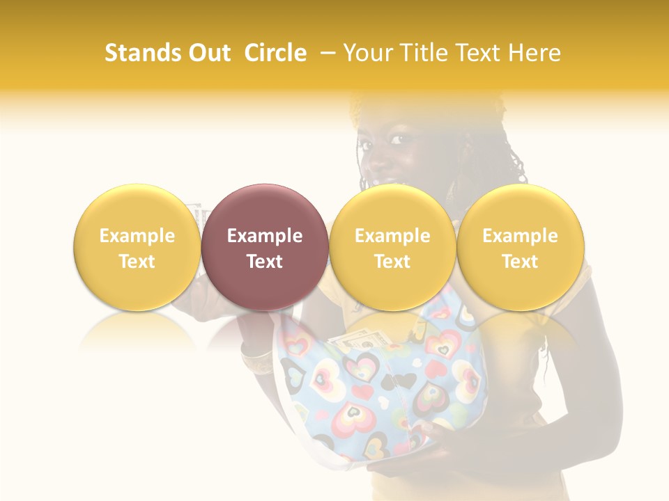 Female Hand Aging PowerPoint Template