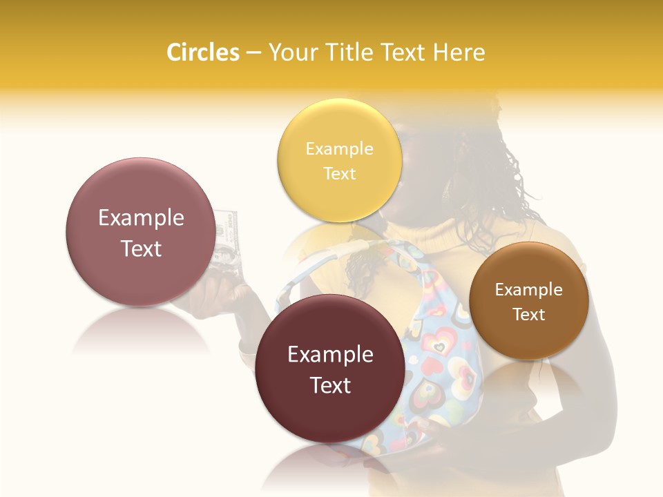 Female Hand Aging PowerPoint Template