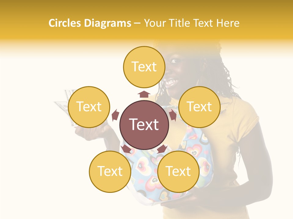 Female Hand Aging PowerPoint Template