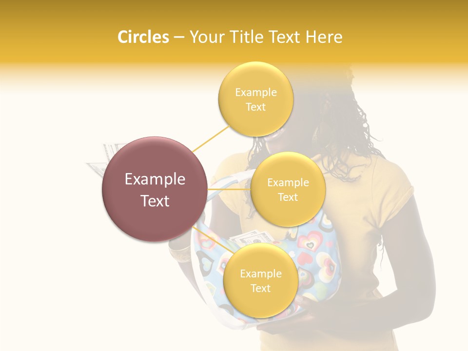 Female Hand Aging PowerPoint Template