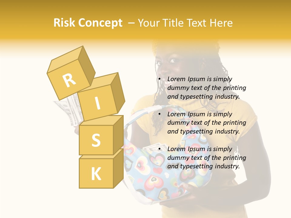 Female Hand Aging PowerPoint Template