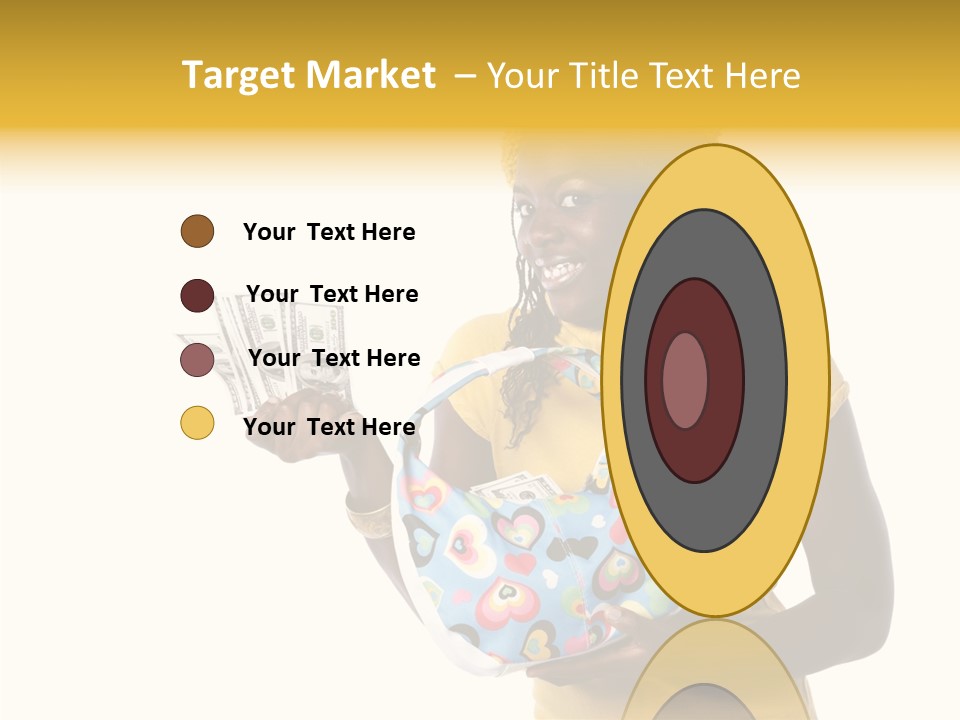 Female Hand Aging PowerPoint Template