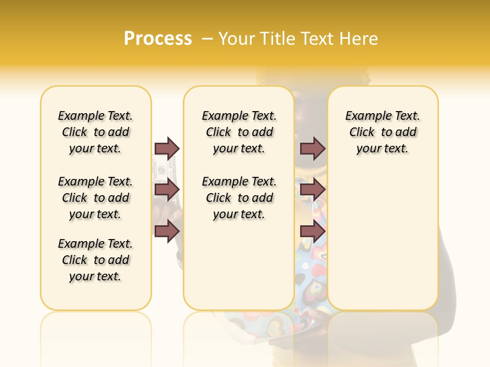 Female Hand Aging PowerPoint Template