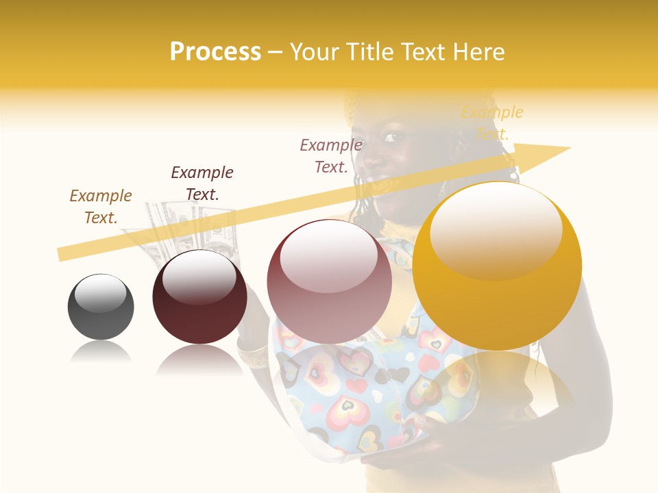 Female Hand Aging PowerPoint Template