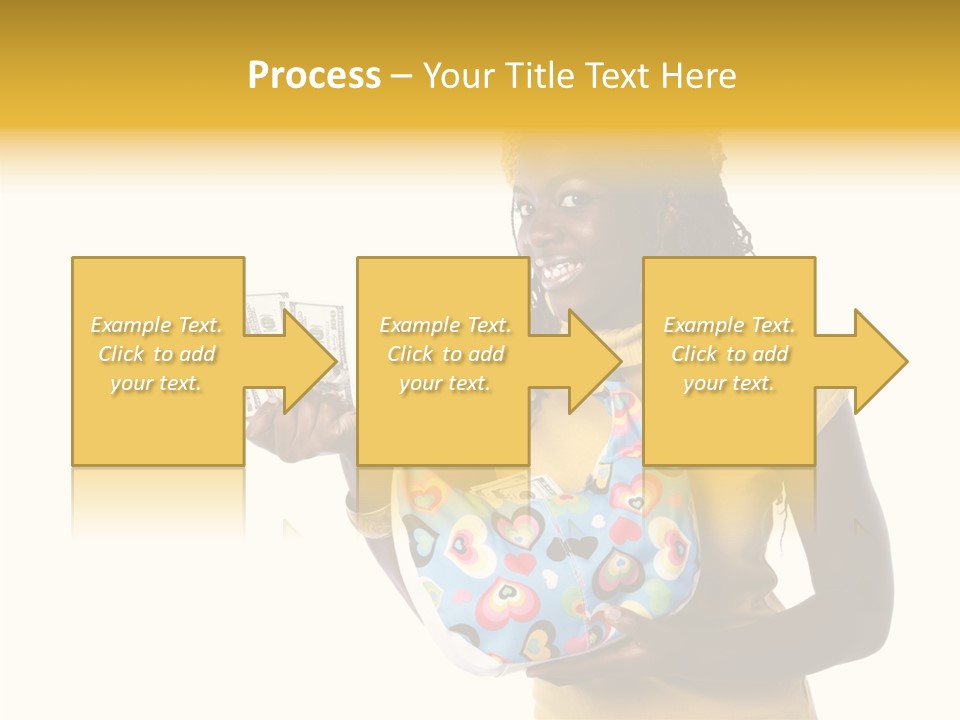 Female Hand Aging PowerPoint Template