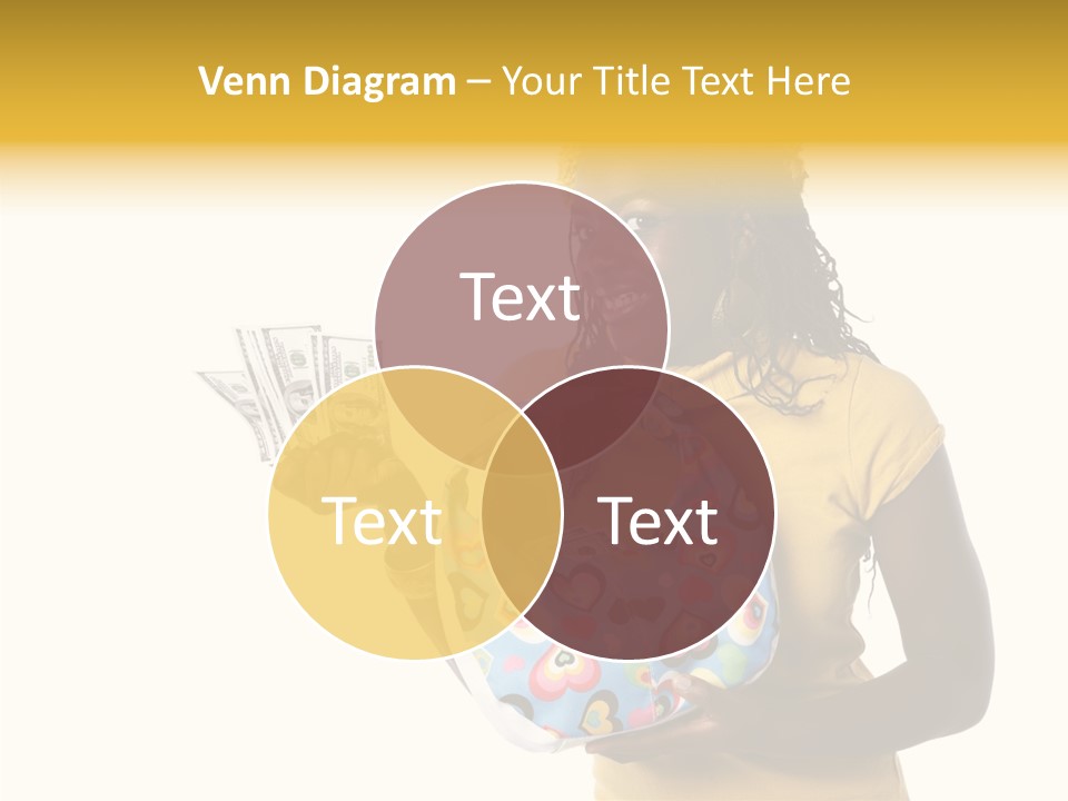 Female Hand Aging PowerPoint Template