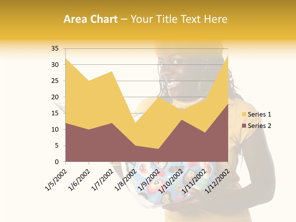 Female Hand Aging PowerPoint Template