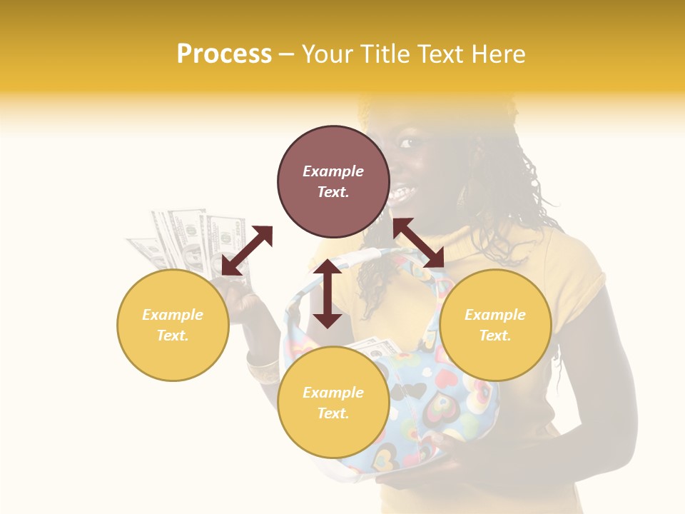 Female Hand Aging PowerPoint Template