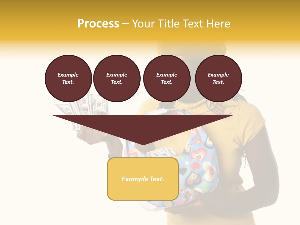 Female Hand Aging PowerPoint Template