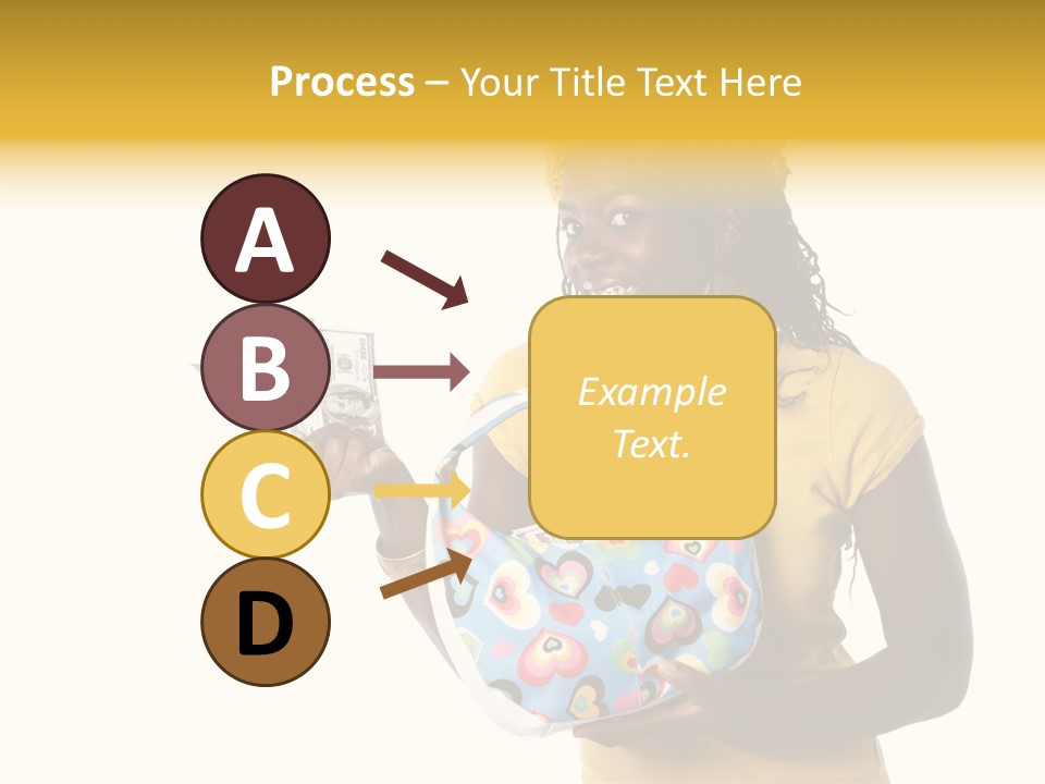 Female Hand Aging PowerPoint Template