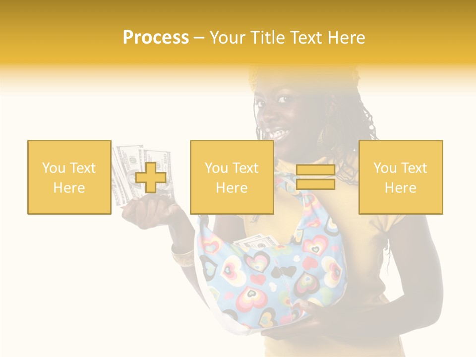 Female Hand Aging PowerPoint Template