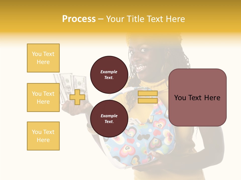 Female Hand Aging PowerPoint Template