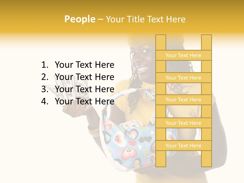 Female Hand Aging PowerPoint Template