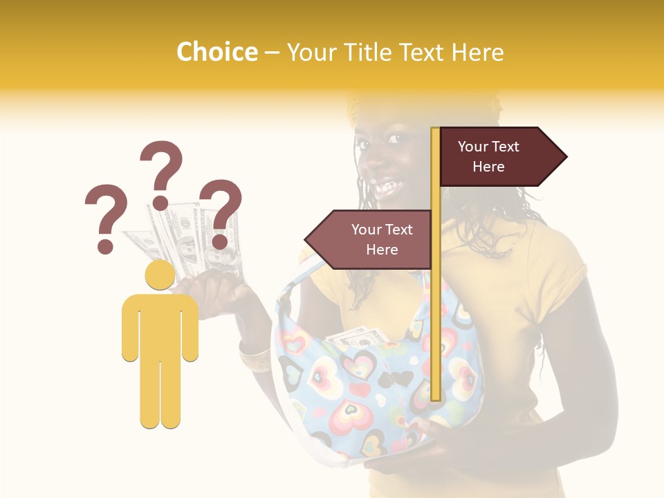 Female Hand Aging PowerPoint Template