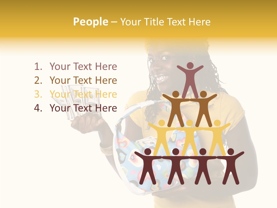 Female Hand Aging PowerPoint Template