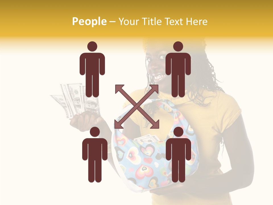 Female Hand Aging PowerPoint Template