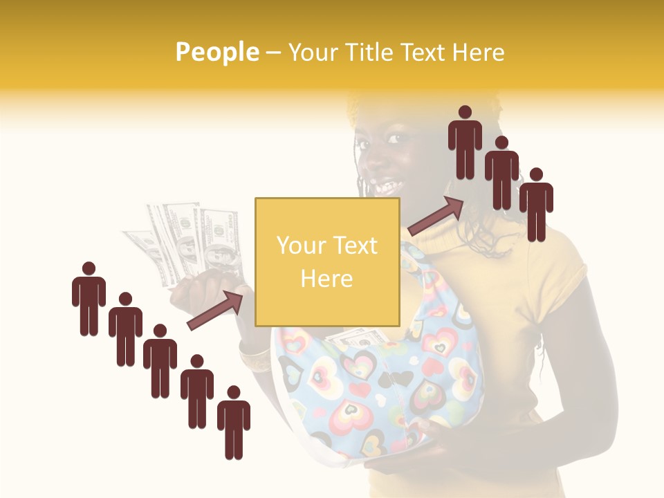 Female Hand Aging PowerPoint Template