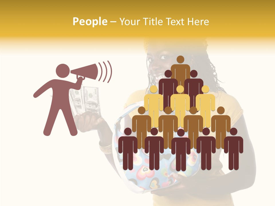 Female Hand Aging PowerPoint Template