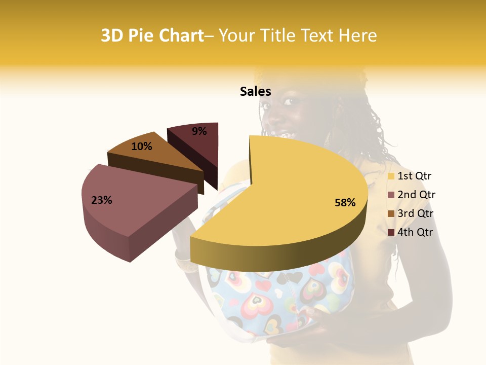 Female Hand Aging PowerPoint Template