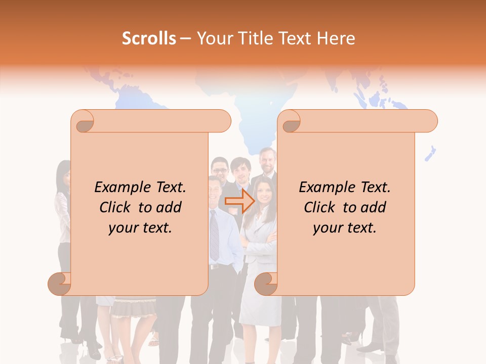 Old Finger Women PowerPoint Template