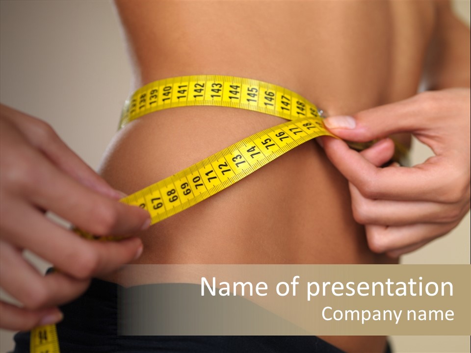 Senior  Female Sharing PowerPoint Template