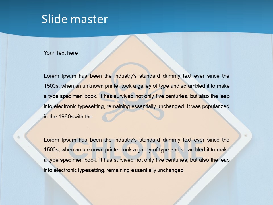 Young Finger Hold PowerPoint Template