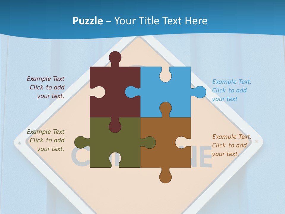 Young Finger Hold PowerPoint Template