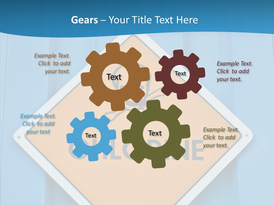 Young Finger Hold PowerPoint Template