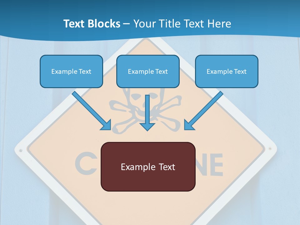 Young Finger Hold PowerPoint Template