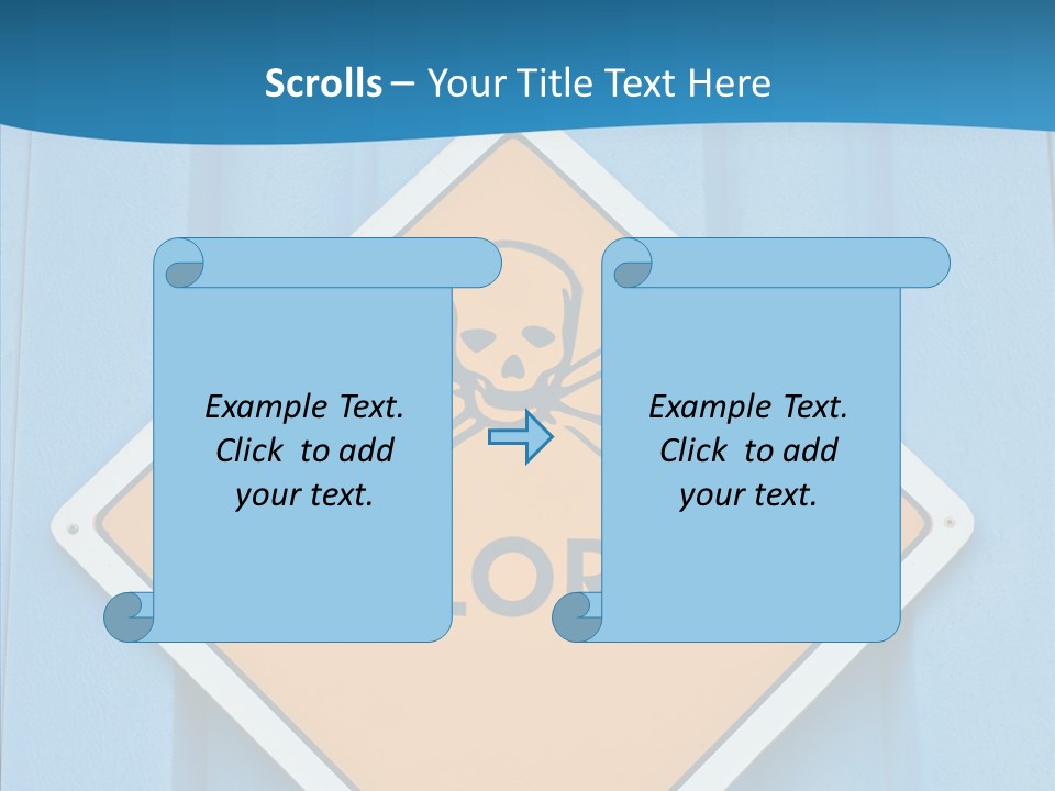 Young Finger Hold PowerPoint Template