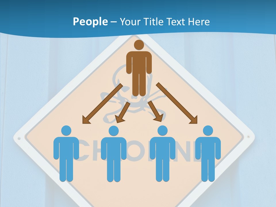 Young Finger Hold PowerPoint Template