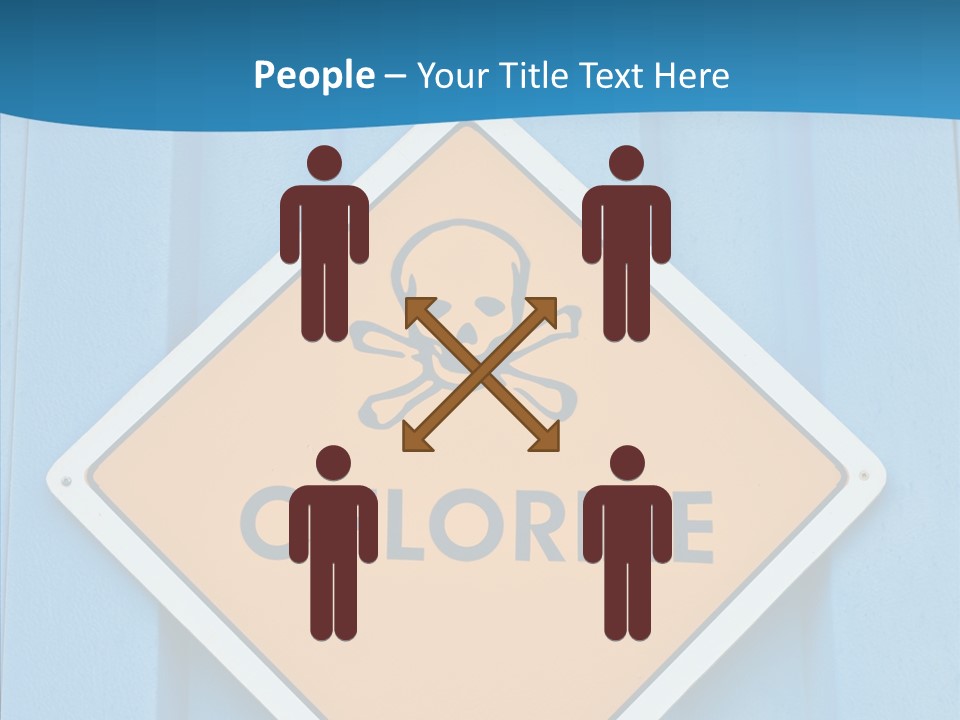 Young Finger Hold PowerPoint Template