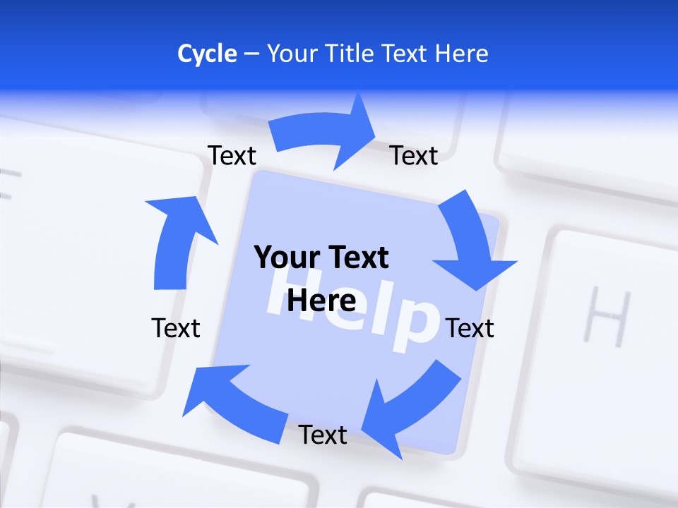 Hand Assist Help PowerPoint Template