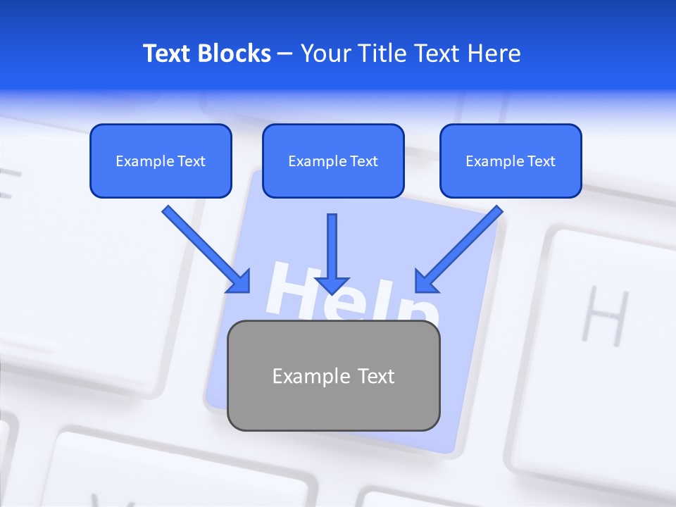 Hand Assist Help PowerPoint Template
