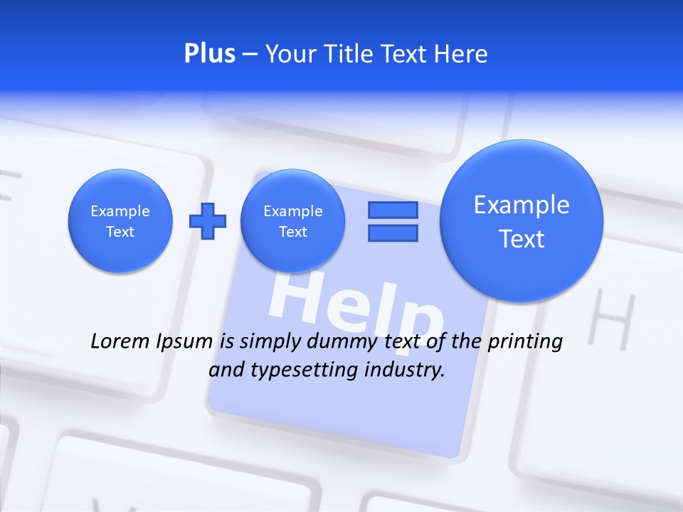 Hand Assist Help PowerPoint Template