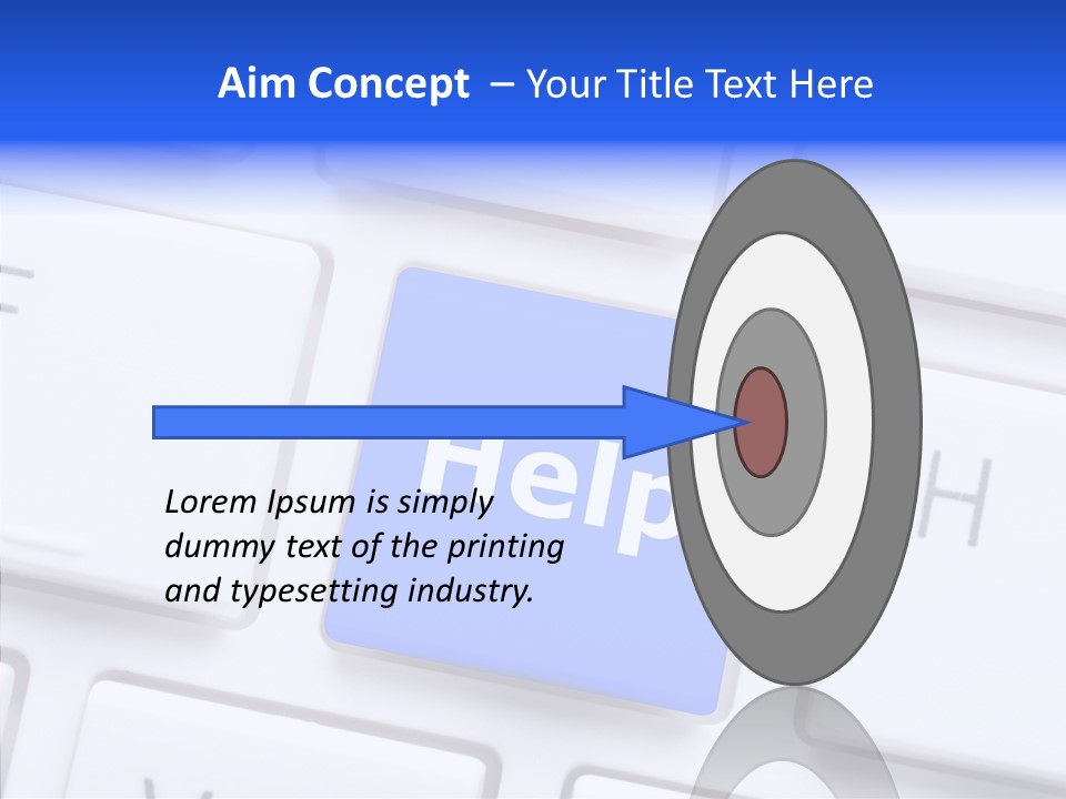 Hand Assist Help PowerPoint Template