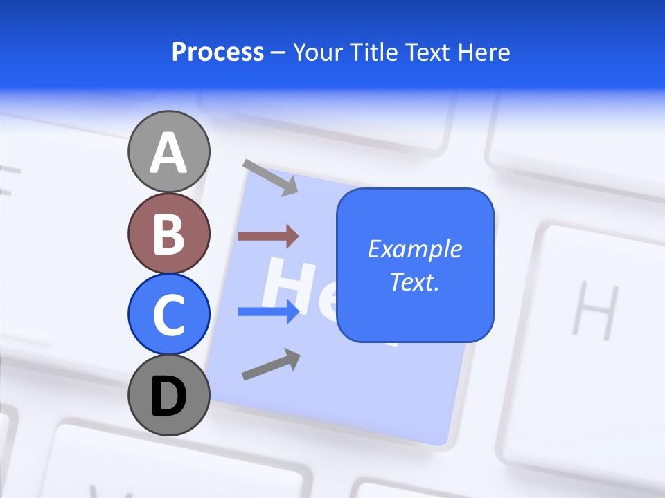 Hand Assist Help PowerPoint Template