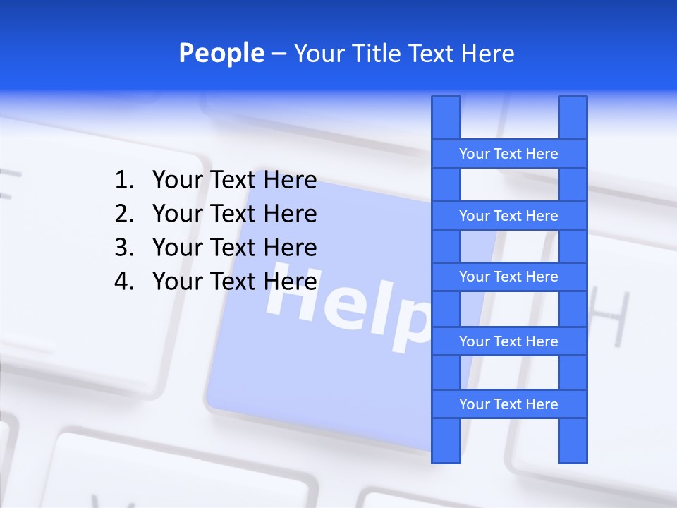 Hand Assist Help PowerPoint Template
