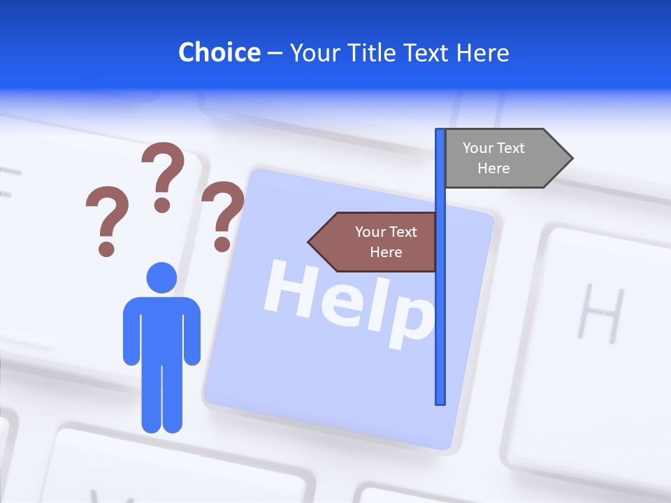 Hand Assist Help PowerPoint Template