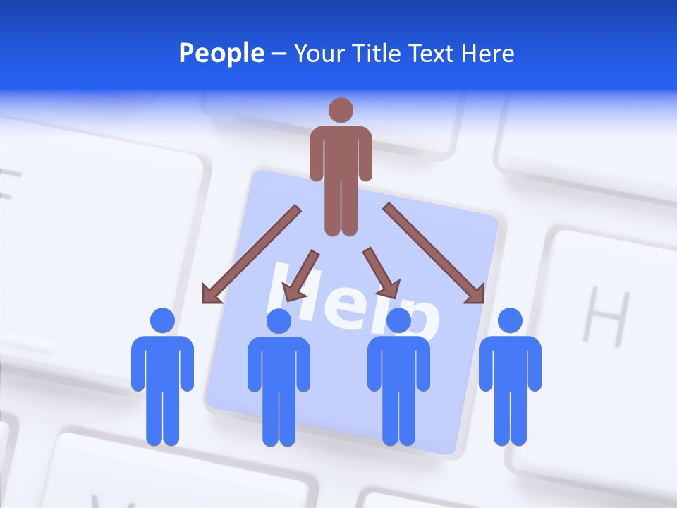 Hand Assist Help PowerPoint Template