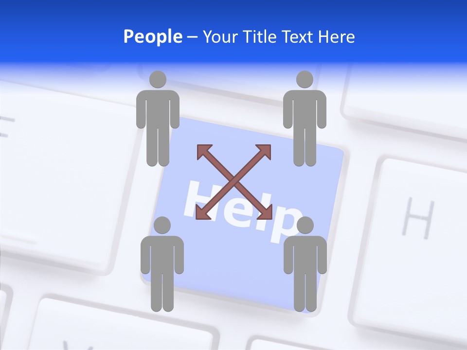 Hand Assist Help PowerPoint Template