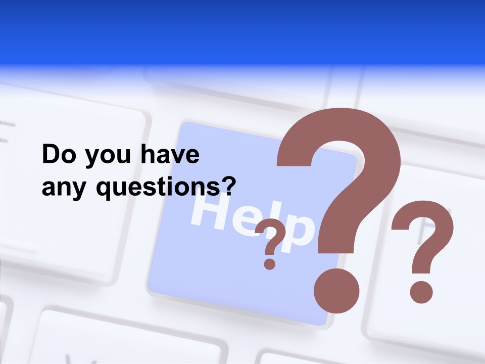 Hand Assist Help PowerPoint Template