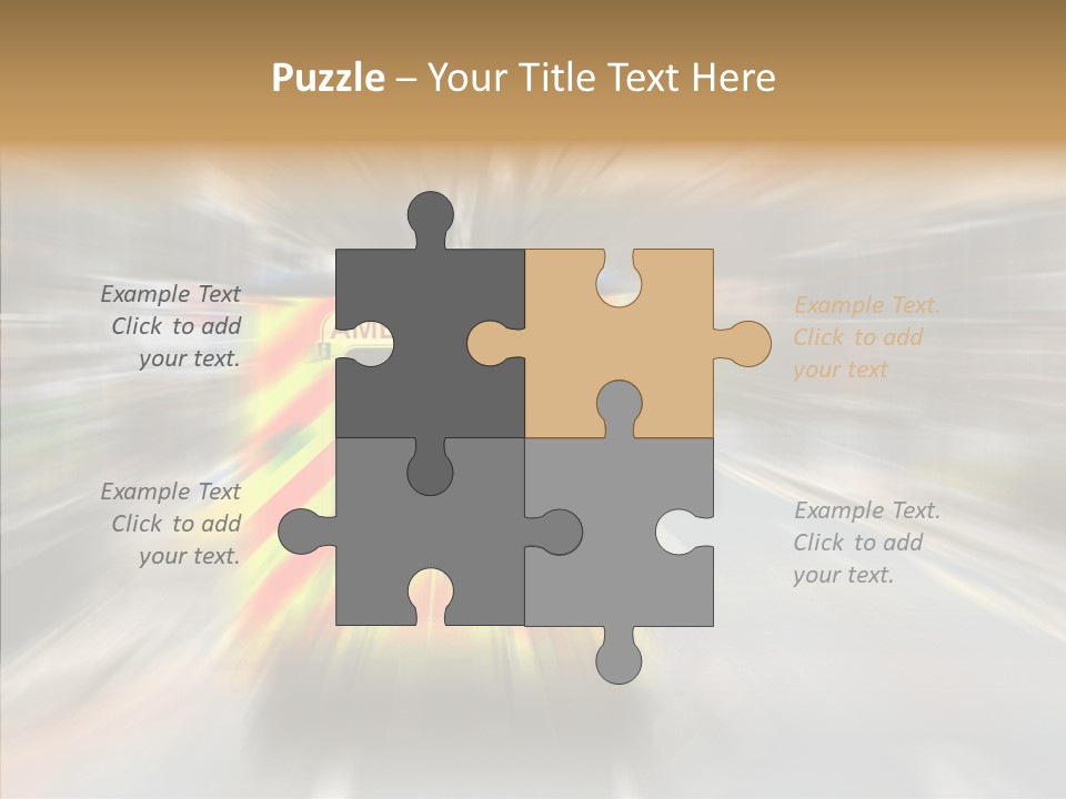 Touching Care Grandmother PowerPoint Template