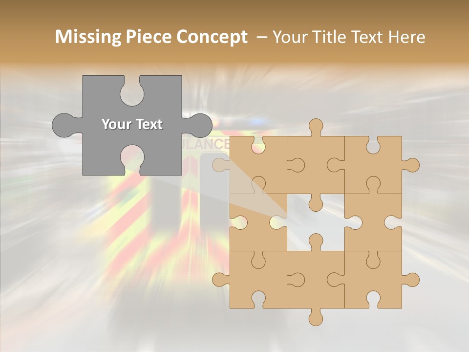 Touching Care Grandmother PowerPoint Template