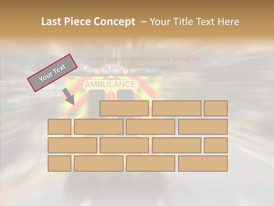 Touching Care Grandmother PowerPoint Template